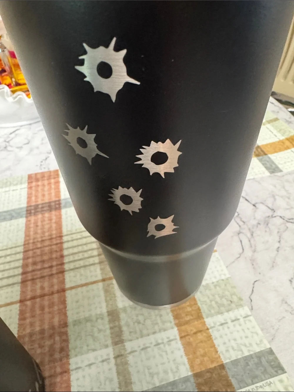 Black/Rd  Stainless Steel Insulated Travel Tumblers